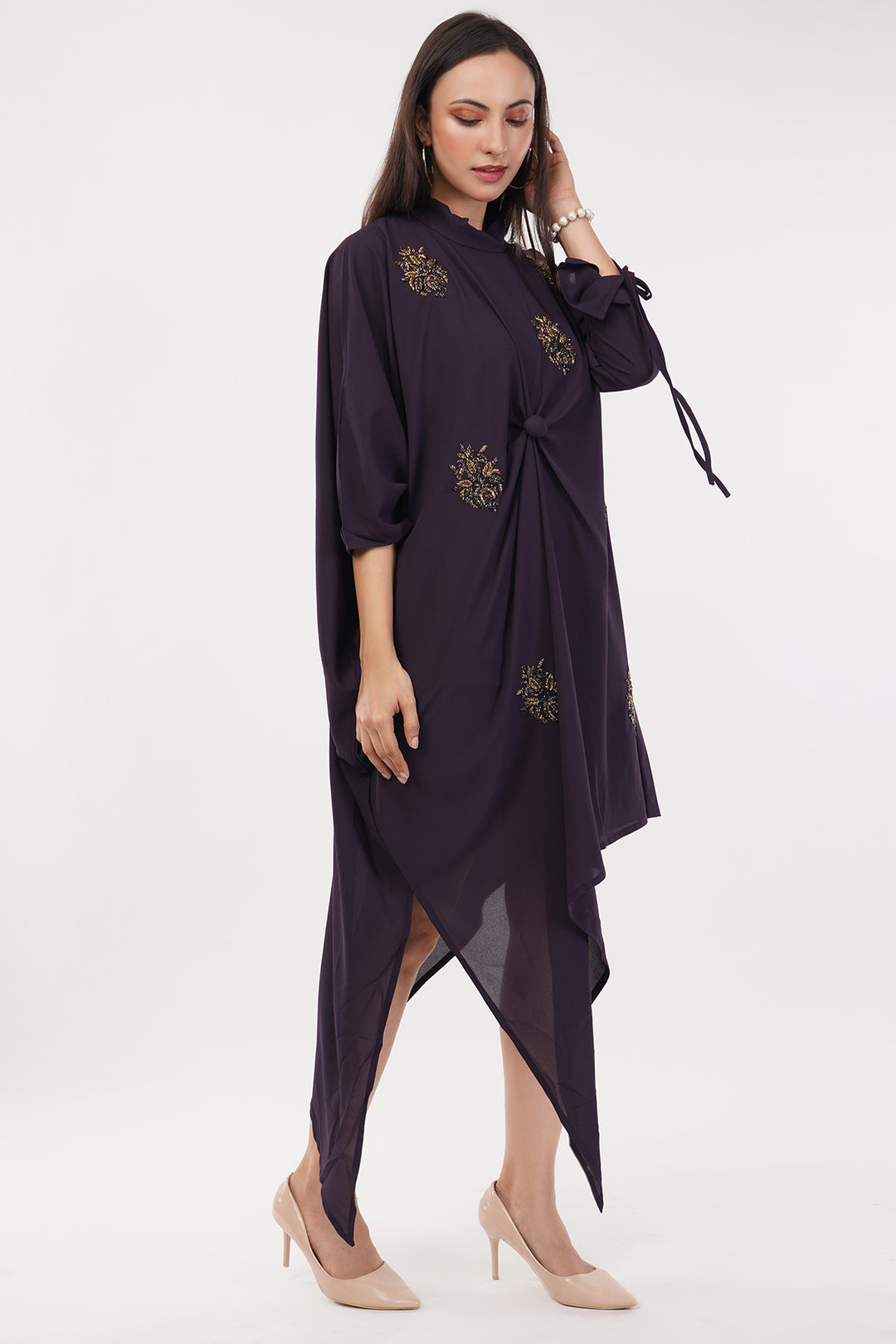 Short Dress Embroidered