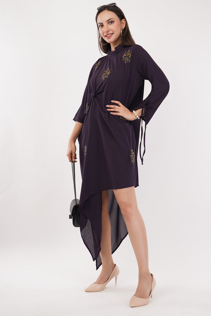 Short Dress Embroidered