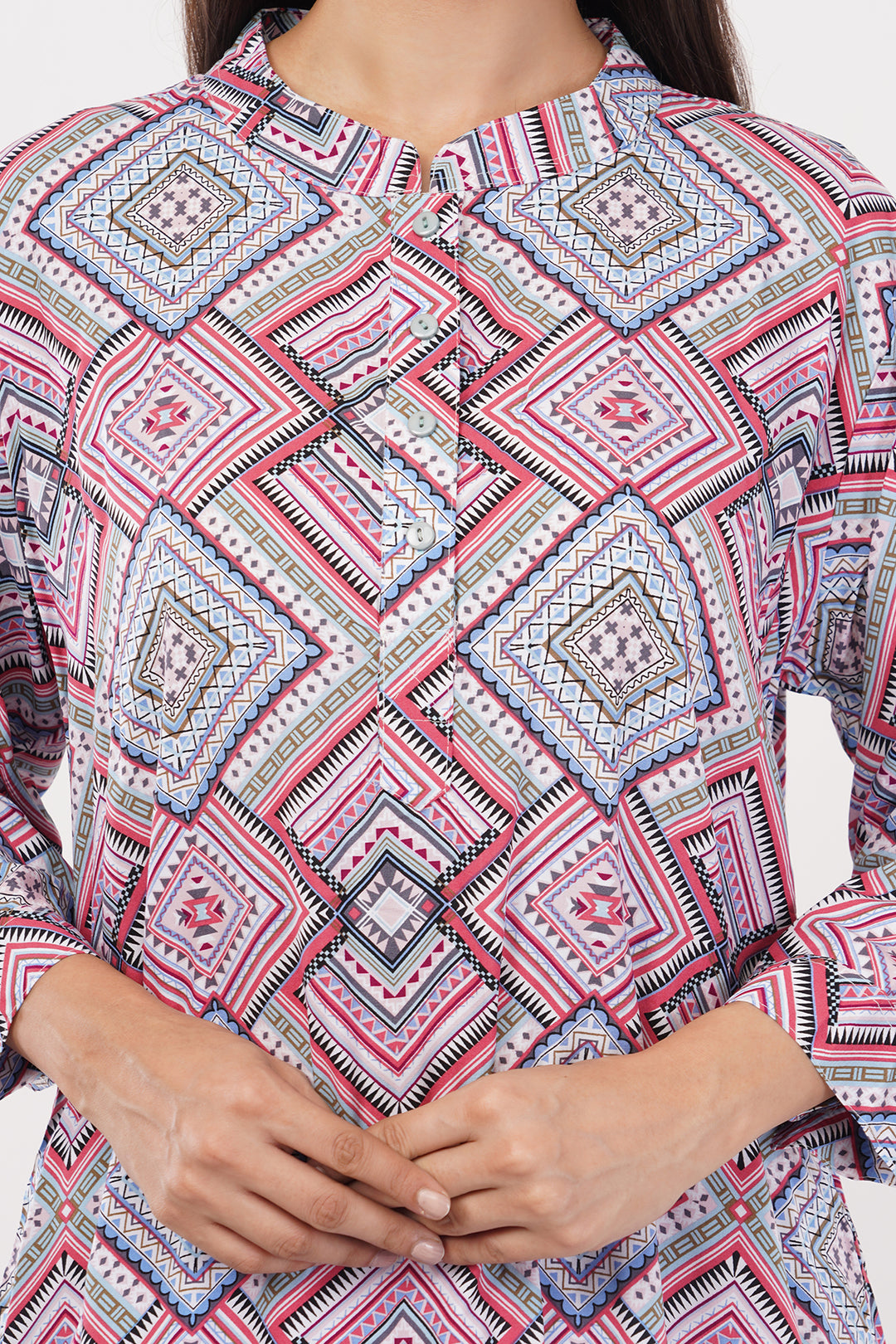 Boho print cord set