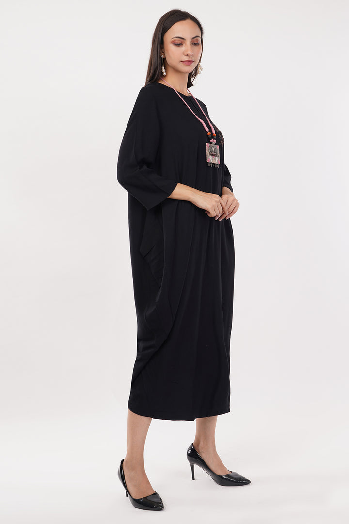 Georgette designer drape gown cowl