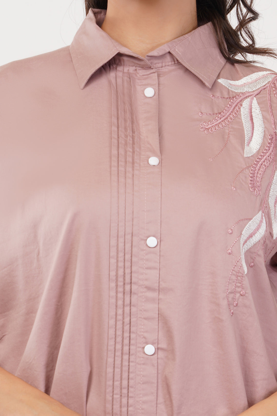 powder pink plus size cord set