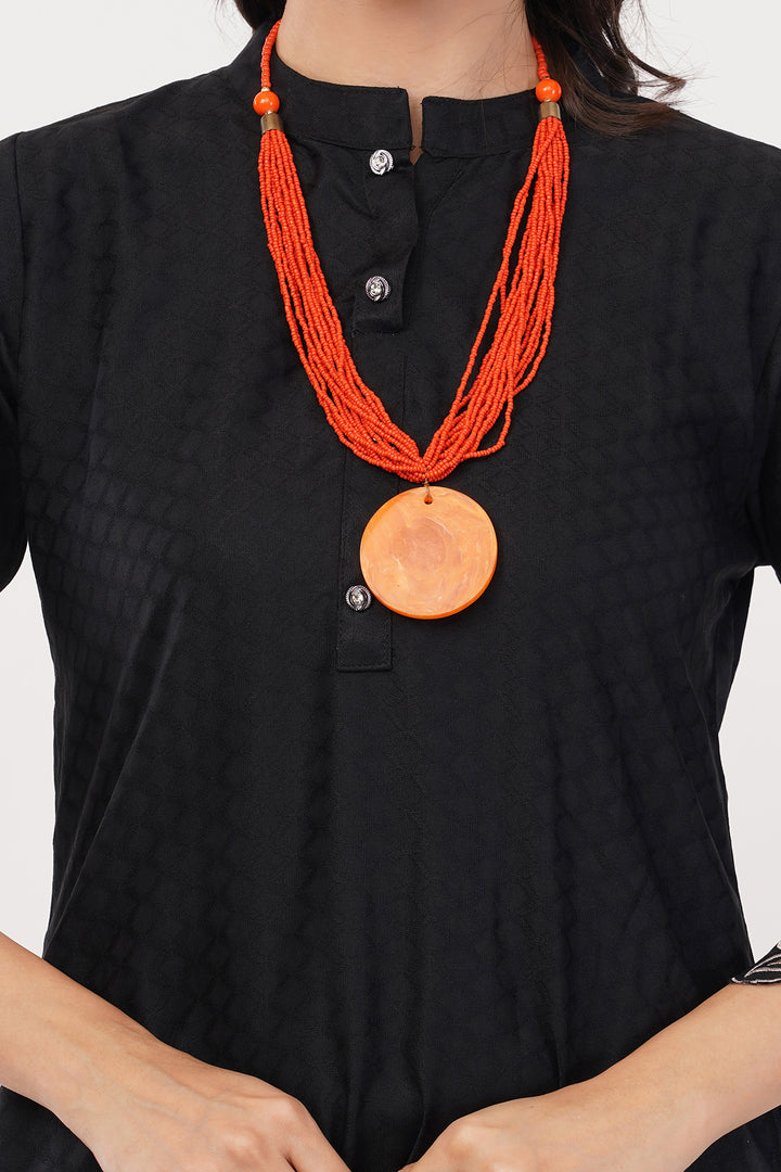 ultra soft self print emboss cotton black pant suit cord set style with embroider on the front
